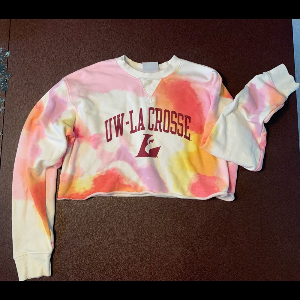 UW Lacrosse cropped sweatshirt